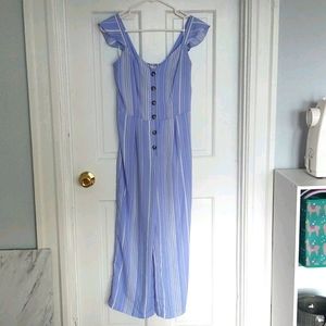 Candie's striped jumpsuit